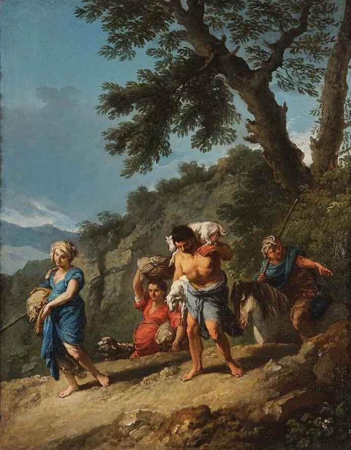 Paesaggio con pastori